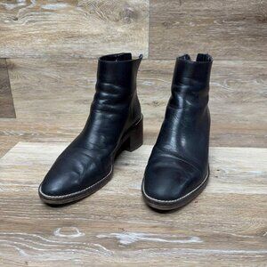 Cole Haan Winnie Grand Black Leather Booties Women's Size 7.5